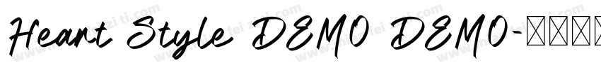 Heart Style DEMO DEMO字体转换